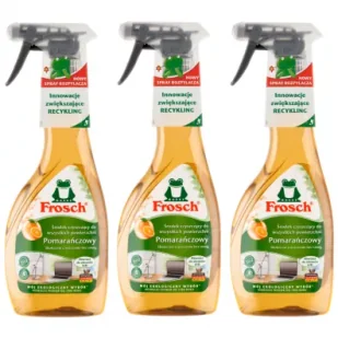 Frosch Środek czyszczący do wszystkich powierzchni pomarańczowy Zestaw 3 x 500 ml - Inne artykuły czyszczące - miniaturka - grafika 1