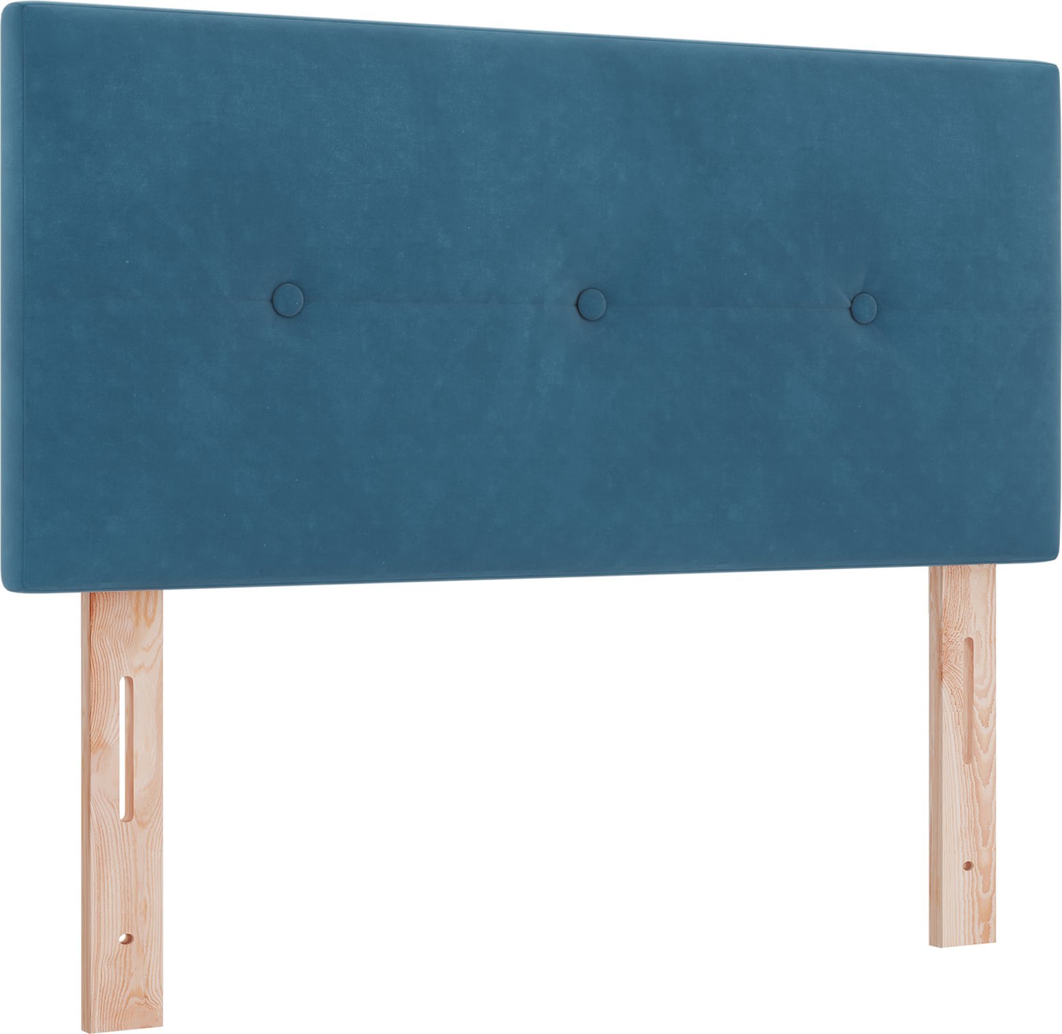 łóżko typu box spring z materacem i LED w ciemnoniebieskim, 100x200 cm, aksamitne
