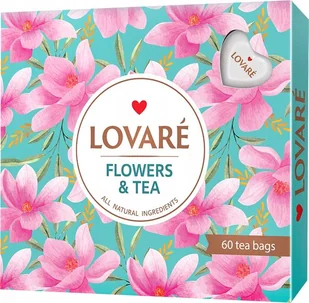 LOVARE Zestaw Herbat FLOWERS&TEA, 12rodzajów po 5szt. - Herbata LOVARE Zestaw Herbat FLOWERS&TEA, 12rodzajów po 5szt. - Herbata - miniaturka - grafika 1