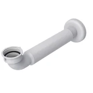 Akcesoria hydrauliczne - Półsyfon umywalkowy Universal z podejściem kolanowym, nakrętka plastikowa 5/4", odpływ fi32 - miniaturka - grafika 1