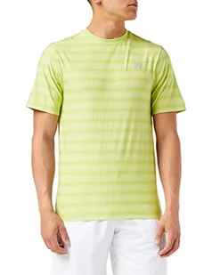 Wilson M Star Blur Crew - green glow WRA745103 - Koszulki męskie - miniaturka - grafika 1