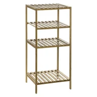 Szafki łazienkowe - 5five Simple Smart Regał bambusowy do łazienki regał z półkami regał w stylu skandynawskim półka bambusowa meble bambusowe meble łazienkowe (B07DL7JR88) - miniaturka - grafika 1