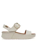 Sandały damskie - Pikolinos Sandały W1C-0709 Biały - miniaturka - grafika 1