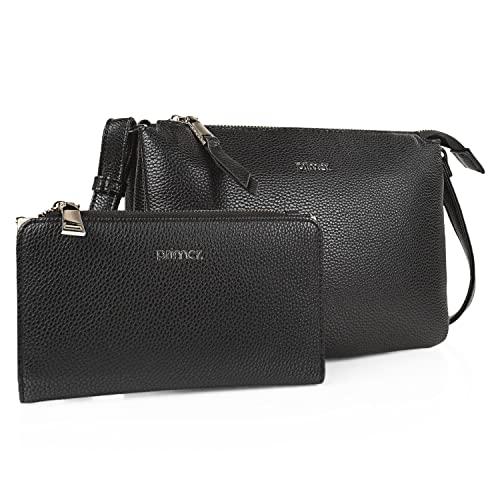 PRIMER - Damska torba na ramię - Mała torebka damska - Torebka damska - Torebka damska na co dzień - Torebka damska 316415, Czarny (Black), 70AA