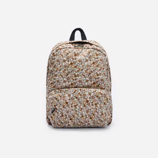 Torebki damskie - House - Duży plecak z kieszeniami w kwiaty retro - Wielobarwny - grafika 1