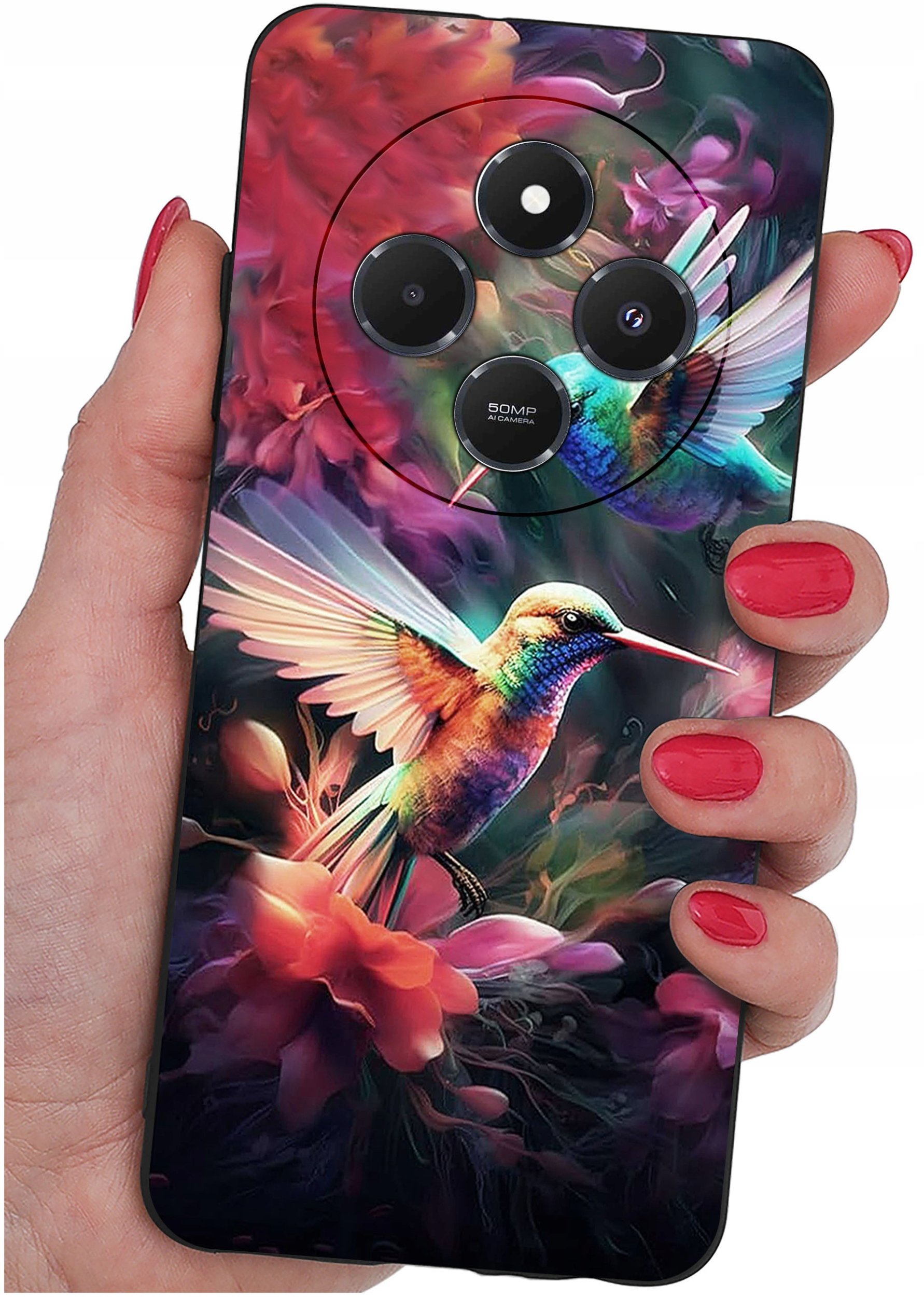 Etui do Xiaomi Redmi 14C WZORYSILIKONOWE MATT CASE + SZKŁO 9H