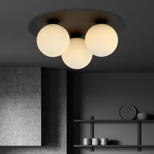 Emibig Solar lampa sufitowa 3-punktowa czarna/biała 1127/3 1127/3 - Lampy sufitowe - miniaturka - grafika 4