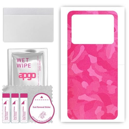 folia naklejka skórka strukturalna na TYŁ do Infinix Note 40 Pro - Moro Camo Różowy - apgo SKINS