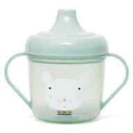 Butelki dla niemowląt - Kubek treningowy z ustnikiem Myszka i Krople / Petit Monkey - miniaturka - grafika 1