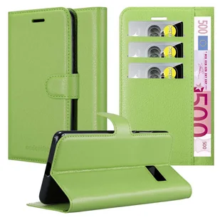 Etui Cadorabo do HTC ONE M10 w kolorze MINZ GREEN Etui na telefon komórkowy z magnetycznym zamknięciem, funkcją podstawki i miejscem na kartę Etui Etui ochronne Etui z klapką w stylu książki - Etui i futerały do telefonów - miniaturka - grafika 1