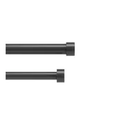 Karnisze - Stalowy podwójny regulowany karnisz 305 - 457 cm Cappa – Umbra - miniaturka - grafika 1