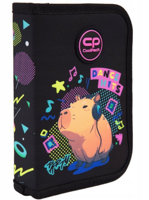 Piórnik jednoklapkowy bez wyposażenia Coolpack Capybara Music Kapibara