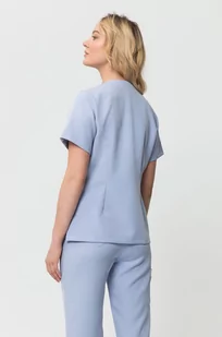 Bluza Medyczna Emily Błękitna Rozmiar: M - Odzież medyczna - miniaturka - grafika 2