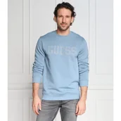 Bluzy męskie - GUESS Bluza BEAU CN FLEECE | Regular Fit - miniaturka - grafika 1
