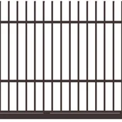 Ogrodzenia - Polbram Brama przesuwna bez przeciwwagi Majorka 4x1,5 m prawa brązowa automat - miniaturka - grafika 1