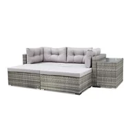 Meble ogrodowe - Zestaw Montana szary - miniaturka - grafika 1