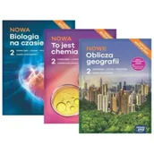 Podręczniki do technikum - Pakiet: NOWA Biologia na czasie 2. Podręcznik, NOWE Oblicza geografii 2. Podręcznik, NOWA To jest chemia 2. Podręcznik. Liceum i technikum. Zakres podstawowy. Edycja 2024 - miniaturka - grafika 1