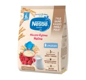Kaszki dla dzieci - Nestle kaszka mleczno-ryżowa Malina 230g - miniaturka - grafika 1