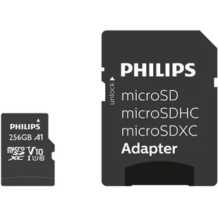 Karta pamięci PHILIPS Class SDXC 256GB + Adapter - Karty pamięci - miniaturka - grafika 1