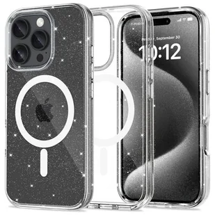 Tech-Protect Flexair Hybrid Magsafe do iPhone 16 Pro Max Glitter - Etui i futerały do telefonów - miniaturka - grafika 1