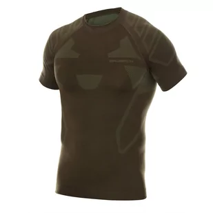 BRUBECK, Koszulka męska, Ranger Protect, khaki, rozmiar L - Bielizna sportowa męska - miniaturka - grafika 1