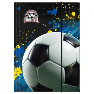 Teczka tekturowa z gumką A4 DERFORM Football Championship piłka nożna - Teczki i skoroszyty - miniaturka - grafika 1