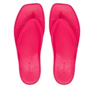 Klapki i japonki damskie - Japonki Crocs Miami Flip 211435 Różowy - miniaturka - grafika 1