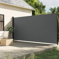 Markizy - vidaXL Zwijana markiza boczna, antracytowa, 200x300 cm - miniaturka - grafika 1