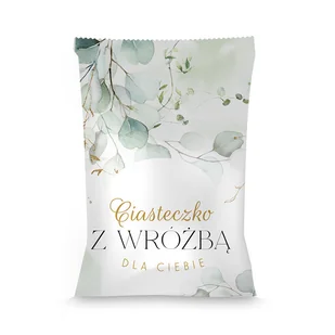 CIASTECZKA dla gości z wróżbą Liście Eukaliptusa 10szt - Przekąski dla dzieci - miniaturka - grafika 1