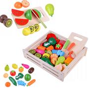 Zabawki AGD - Drewniane owoce na rzepy do zabawy w skrzynce COIL - miniaturka - grafika 1
