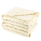 Narzuty - Narzuta Rita kremowa 200 x 240 cm z falbaną - miniaturka - grafika 1