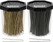Pozostałe akcesoria fryzjerskie - Lussoni Kokówki do włosów złote lub czarne 7,5cm 300szt. - miniaturka - grafika 1