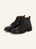 Botki damskie - Cordwainer Botki Sznurowane schwarz - miniaturka - grafika 1