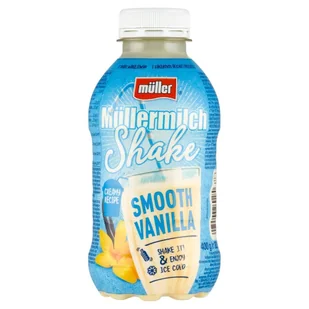 Muller - Mullermilch Shake o smaku waniliowym - Kefiry, jogurty, maślanki - miniaturka - grafika 1