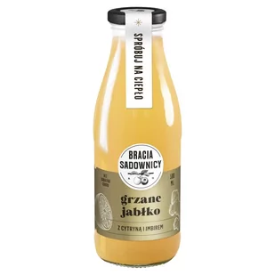 Bracia Sadownicy Napój grzane jabłko z cytryną i imbirem 500 ml - Soki i napoje niegazowane - miniaturka - grafika 1