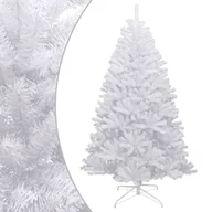 Choinki - vidaXL sztuczne choinka zawiasowa, ośnieżone, 150 cm - miniaturka - grafika 1