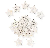 Kalendarze - Cyferki Drewniane do Kalendarza Adwentowego Gwiazdki Decoupage - miniaturka - grafika 1