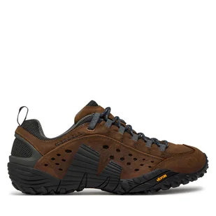 Trekkingi Merrell Intercept J598633 Brązowy - Buty trekkingowe męskie - miniaturka - grafika 1