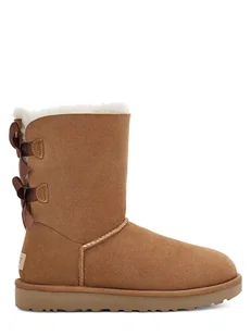 UGG Skórzane botki "Baily Bow II" w kolorze brązowym - Botki damskie - miniaturka - grafika 1