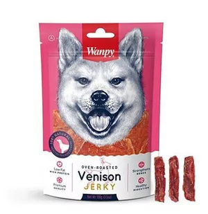 WANPY VENISON JERKY 100g - Przysmaki dla psów - miniaturka - grafika 1