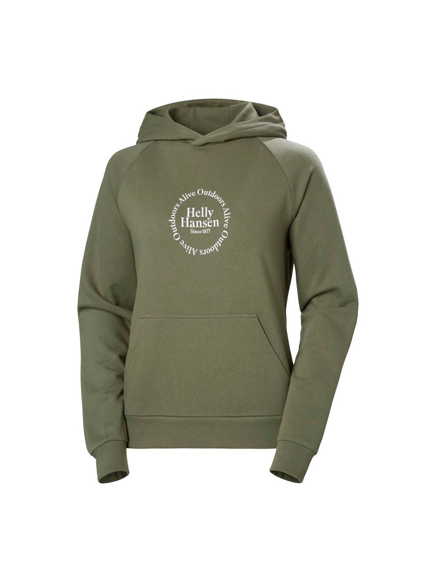 Bluza damska sportowa HELLY HANSEN W Core Graphic Hoodie zielony S