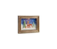 Ozdoby bożonarodzeniowe - Markslöjd 705555 - LED Dekoracja bożonarodzeniowa REINHARD LED/0,06W/4xAA/ciepła biel brąz - miniaturka - grafika 1