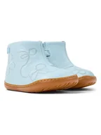 Buty dla dziewczynek - Camper Skórzane botki w kolorze błękitnym - miniaturka - grafika 1