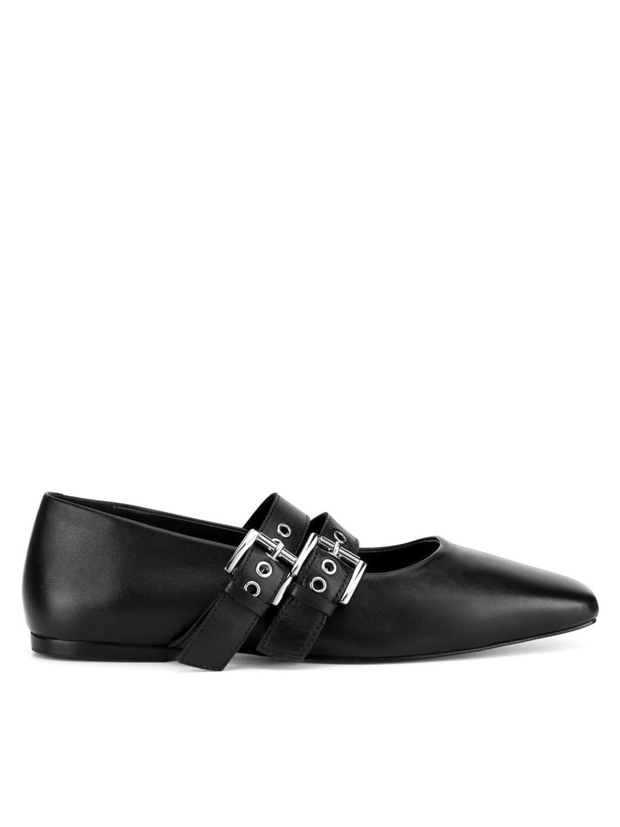 Gino Rossi Baleriny Damskie Czarny 116930