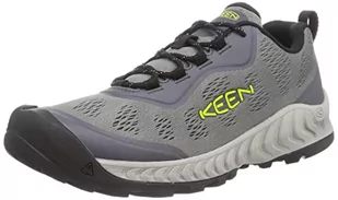 KEEN Męskie buty trekkingowe Nxis Speed, Stalowy szary Wiesiołek, 44 EU - Buty trekkingowe męskie - miniaturka - grafika 1