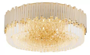 Maxlight Plafon złoty Trend kryształki duży C0164 - C0164 - Lampy sufitowe - miniaturka - grafika 1