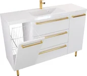 Szafki łazienkowe - Szafka Umywalkowa Stojąca ATHOS 120 cm K D UZ MATOWA - miniaturka - grafika 1