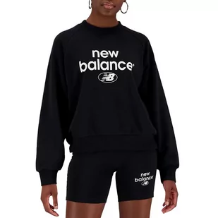 Bluza New Balance WT31508BK - czarna - Bluzy sportowe damskie - miniaturka - grafika 1