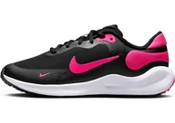 Buty dla dziewczynek - Nike Revolution 7 Obuwie turystyczne Czarny/hiper różowy-biały 40 - miniaturka - grafika 1