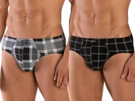 Majtki męskie - SLIPY męskie LAMA M-737 BAWELNIANE 2szt majtki r.M - miniaturka - grafika 1